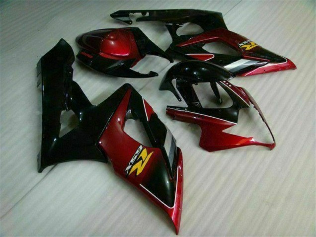 Cheap 2005-2006 Red Black Suzuki GSXR 1000 Bike Fairing Kit UK Cheap 2005-2006 Red Black Suzuki GSXR 1000 Bike Fairing Kit UK