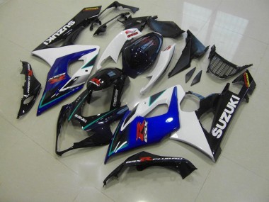 Cheap 2005-2006 Blue White Suzuki GSXR 1000 Motorcycle Fairings Kit UK