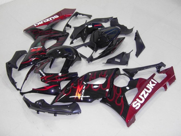 Cheap 2005-2006 Red Flame Suzuki GSXR 1000 Motorcycle Fairings UK Cheap 2005-2006 Red Flame Suzuki GSXR 1000 Motorcycle Fairings UK