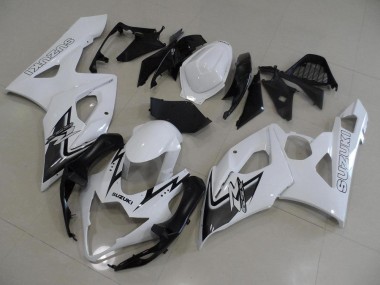 Cheap 2005-2006 White and Black Suzuki GSXR 1000 Motorcyle Fairings UK
