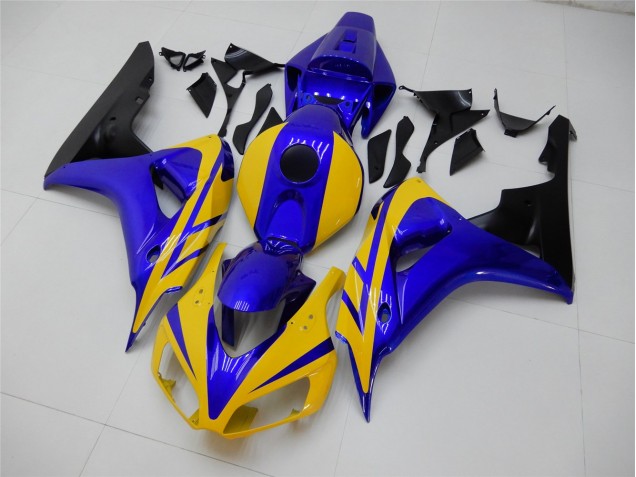 Cheap 2006-2007 Yellow Blue Honda CBR1000RR Replacement Motorcycle Fairings UK Cheap 2006-2007 Yellow Blue Honda CBR1000RR Replacement Motorcycle Fairings UK