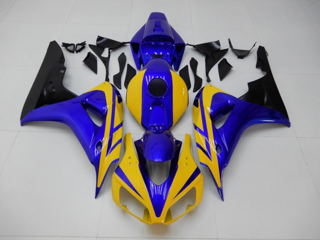 Cheap 2006-2007 Yellow Blue Honda CBR1000RR Replacement Motorcycle Fairings UK Cheap 2006-2007 Yellow Blue Honda CBR1000RR Replacement Motorcycle Fairings UK