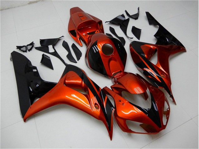 Cheap 2006-2007 Orange Black Honda CBR1000RR Motorcycle Fairings Kit UK Cheap 2006-2007 Orange Black Honda CBR1000RR Motorcycle Fairings Kit UK