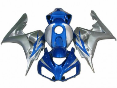 Cheap 2006-2007 Blue Silver Honda CBR1000RR Motorcycle Fairings Kits UK