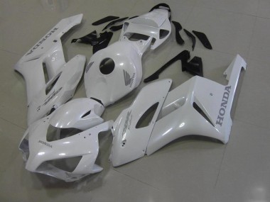 Cheap 2006-2007 White with Silver Decals Honda CBR1000RR Bike Fairings UK