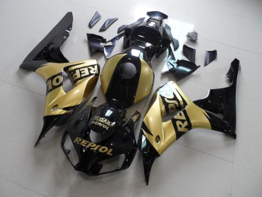 Cheap 2006-2007 Gold Repsol Honda CBR1000RR Moto Fairings UK