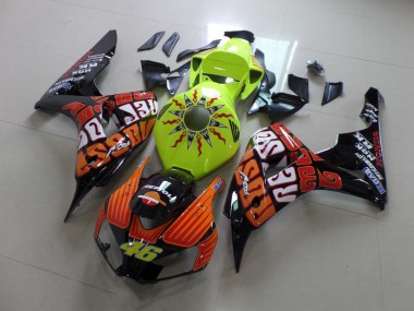 Cheap 2006-2007 Fluro Rossi Honda CBR1000RR Bike Fairings UK