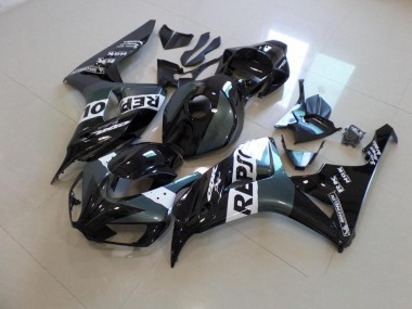 Cheap 2006-2007 Grey Black Repsol Honda CBR1000RR Motorbike Fairing Kits UK