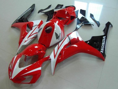 Cheap 2006-2007 Red White Honda CBR1000RR Motorcycle Fairing Kits UK