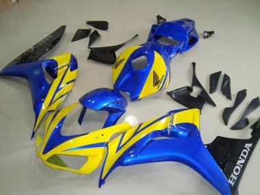Cheap 2006-2007 Yellow Blue Black Honda CBR1000RR Moto Fairings UK