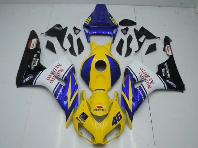 Cheap 2006-2007 Yellow Nastro Honda CBR1000RR Motorcycle Fairings Kit UK Cheap 2006-2007 Yellow Nastro Honda CBR1000RR Motorcycle Fairings Kit UK