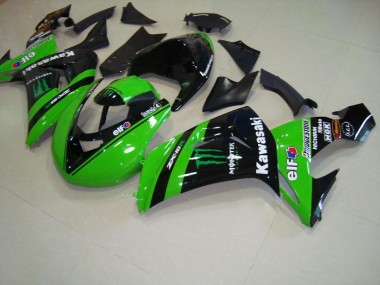 Cheap 2006-2007 Green Monster Race Kawasaki ZX10R Motorcycle Fairings Kit UK