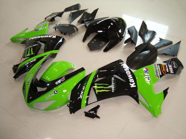 Cheap 2006-2007 Green Monster Kawasaki ZX10R Motorcylce Fairings UK Cheap 2006-2007 Green Monster Kawasaki ZX10R Motorcylce Fairings UK