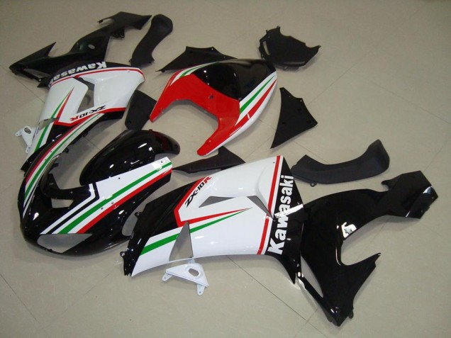 Cheap 2006-2007 White and Black Kawasaki ZX10R Bike Fairing Kit UK Cheap 2006-2007 White and Black Kawasaki ZX10R Bike Fairing Kit UK