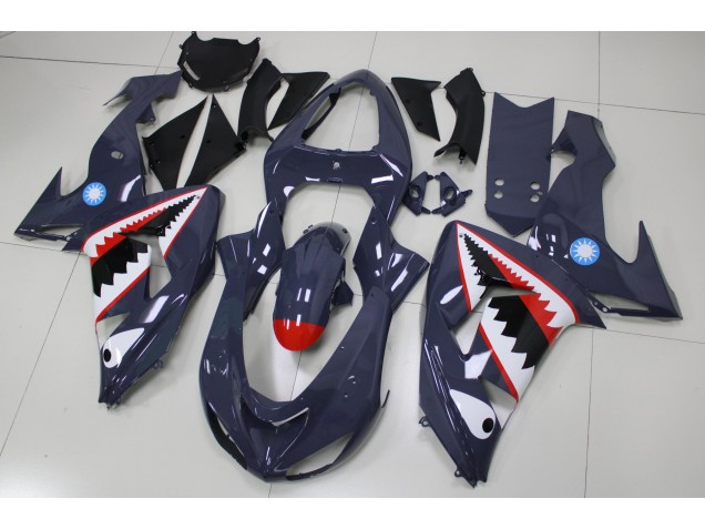 Cheap 2006-2007 Grey Shark Kawasaki ZX10R Replacement Fairings UK Cheap 2006-2007 Grey Shark Kawasaki ZX10R Replacement Fairings UK