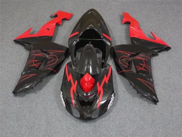 Cheap 2006-2007 Black Red Kawasaki ZX10R Motorcycle Fairings UK Cheap 2006-2007 Black Red Kawasaki ZX10R Motorcycle Fairings UK