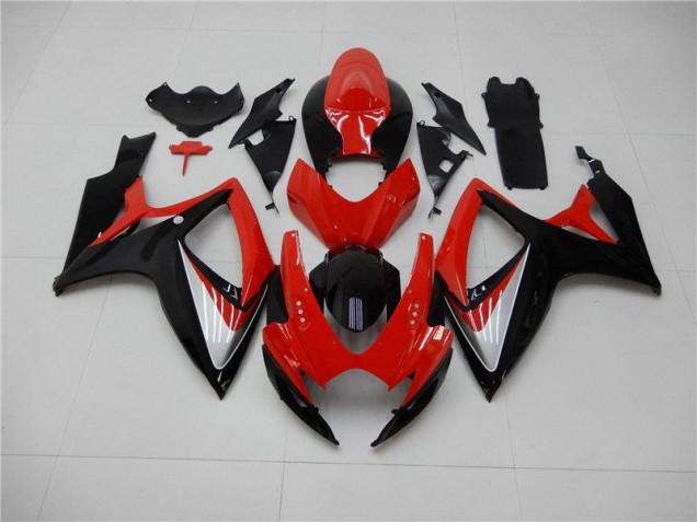 Cheap 2006-2007 Red Black Suzuki GSXR 600/750 Replacement Motorcycle Fairings UK Cheap 2006-2007 Red Black Suzuki GSXR 600/750 Replacement Motorcycle Fairings UK