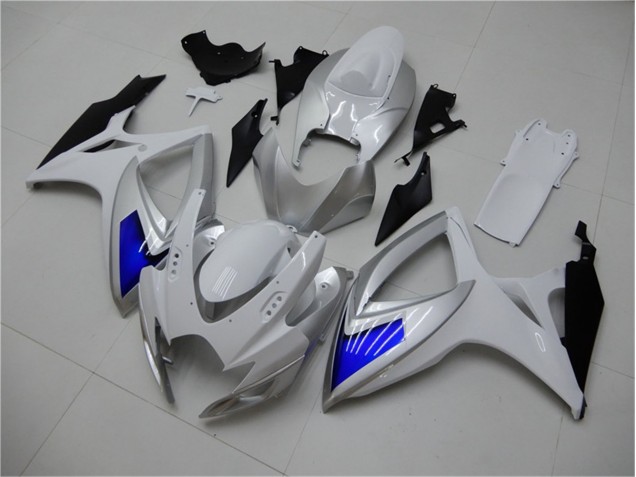 Cheap 2006-2007 White Blue Suzuki GSXR 600/750 Motorcylce Fairings UK Cheap 2006-2007 White Blue Suzuki GSXR 600/750 Motorcylce Fairings UK