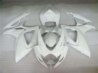 Cheap 2006-2007 Pearl White Suzuki GSXR 600/750 Motorbike Fairing UK