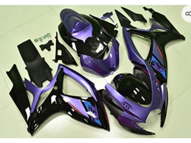 Cheap 2006-2007 Purple Black Suzuki GSXR 600/750 Replacement Motorcycle Fairings UK Cheap 2006-2007 Purple Black Suzuki GSXR 600/750 Replacement Motorcycle Fairings UK