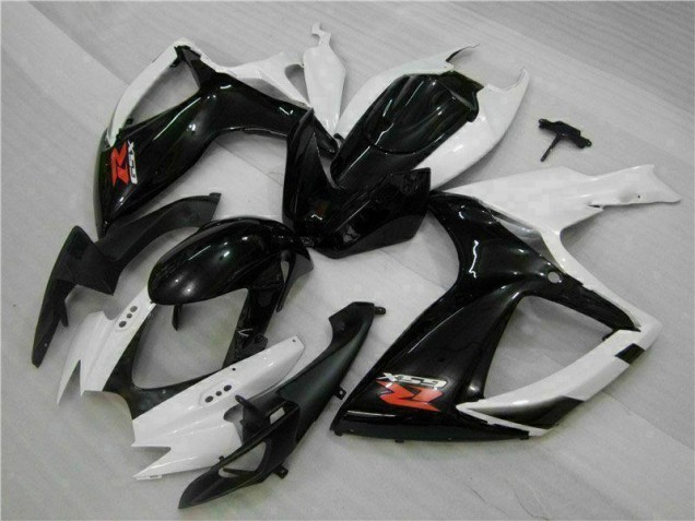 Cheap 2006-2007 White Black Suzuki GSXR 600/750 Motorcycle Fairings Kit UK Cheap 2006-2007 White Black Suzuki GSXR 600/750 Motorcycle Fairings Kit UK