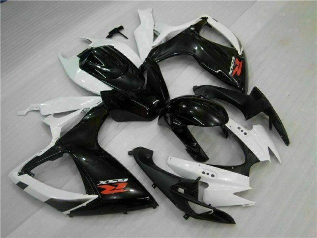 Cheap 2006-2007 White Black Suzuki GSXR 600/750 Motorcycle Fairings Kit UK Cheap 2006-2007 White Black Suzuki GSXR 600/750 Motorcycle Fairings Kit UK