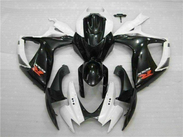 Cheap 2006-2007 White Black Suzuki GSXR 600/750 Motorcycle Fairings Kit UK Cheap 2006-2007 White Black Suzuki GSXR 600/750 Motorcycle Fairings Kit UK