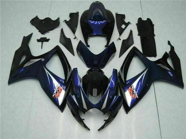 Cheap 2006-2007 Black Blue Suzuki GSXR 600/750 Motorbike Fairing Kits UK Cheap 2006-2007 Black Blue Suzuki GSXR 600/750 Motorbike Fairing Kits UK