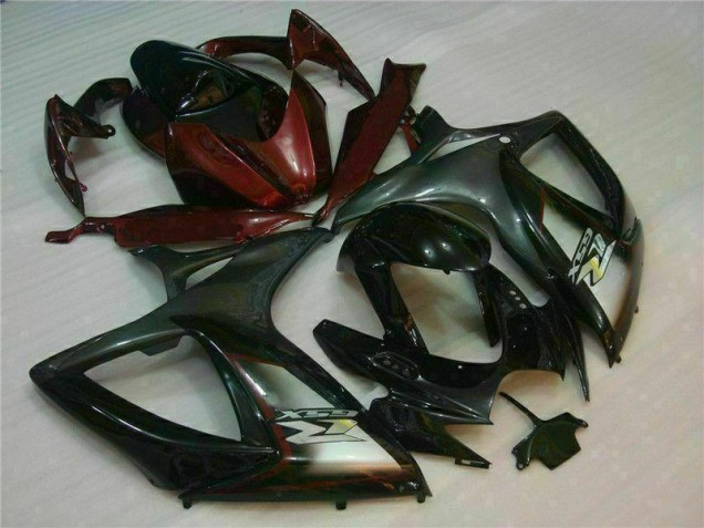 Cheap 2006-2007 Black Red Suzuki GSXR 600/750 Motorcycle Fairings UK Cheap 2006-2007 Black Red Suzuki GSXR 600/750 Motorcycle Fairings UK