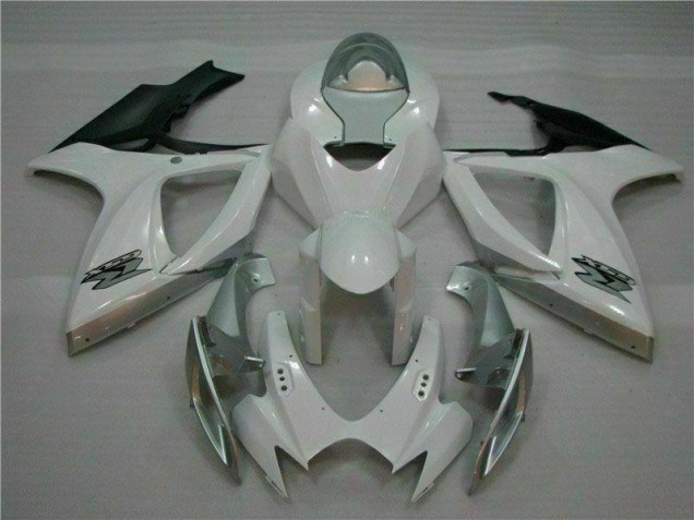 Cheap 2006-2007 White Silver Suzuki GSXR 600/750 Motorcycle Fairing Kit UK Cheap 2006-2007 White Silver Suzuki GSXR 600/750 Motorcycle Fairing Kit UK