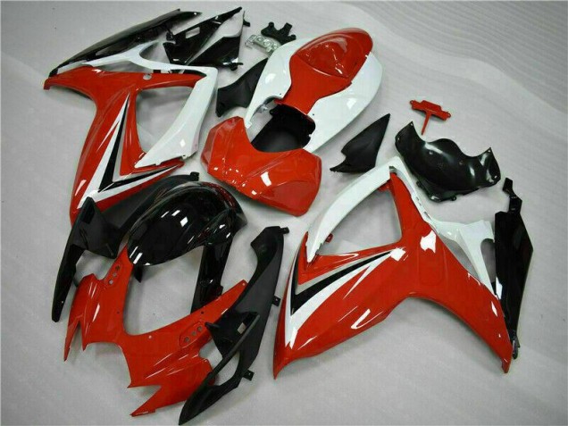 Cheap 2006-2007 Red White Suzuki GSXR 600/750 Motorcycle Fairings Kits UK Cheap 2006-2007 Red White Suzuki GSXR 600/750 Motorcycle Fairings Kits UK