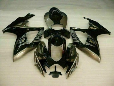 Cheap 2006-2007 Black Grey Suzuki GSXR 600/750 Motorcycle Replacement Fairings UK