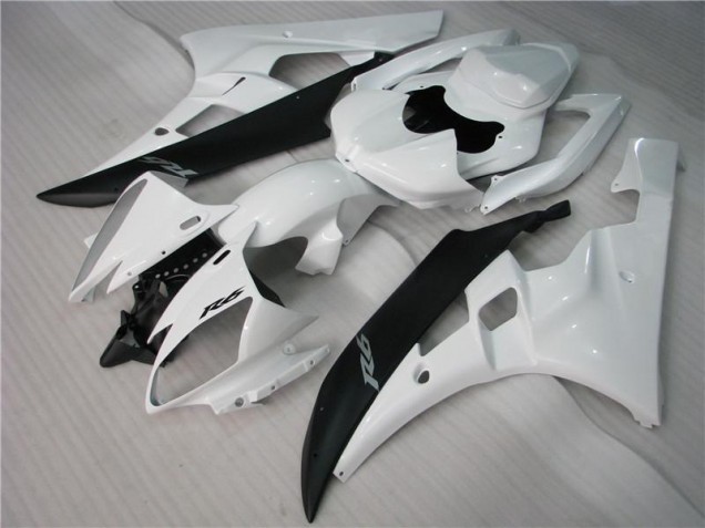 Cheap 2006-2007 White Black Yamaha YZF R6 Motorcycle Bodywork UK Cheap 2006-2007 White Black Yamaha YZF R6 Motorcycle Bodywork UK