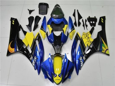 Cheap 2006-2007 Blue Shark Yamaha YZF R6 Motorcycle Fairings Kits UK