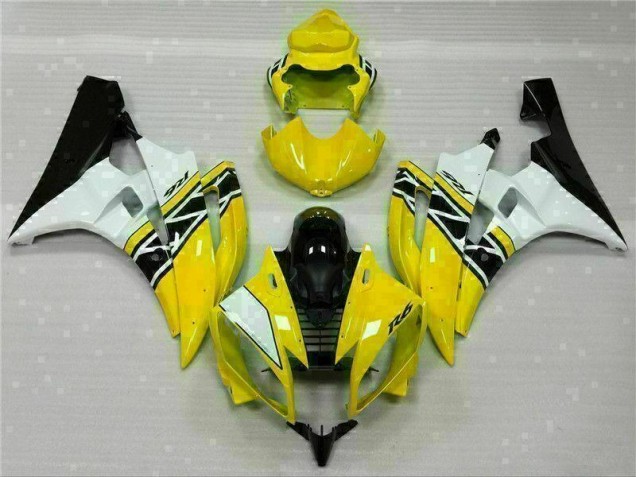 Cheap 2006-2007 Yellow White Black Yamaha YZF R6 Motorcylce Fairings UK Cheap 2006-2007 Yellow White Black Yamaha YZF R6 Motorcylce Fairings UK