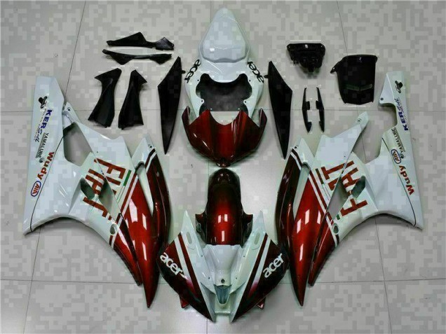 Cheap 2006-2007 Brown White Yamaha YZF R6 Motorcycle Fairing Kit UK Cheap 2006-2007 Brown White Yamaha YZF R6 Motorcycle Fairing Kit UK
