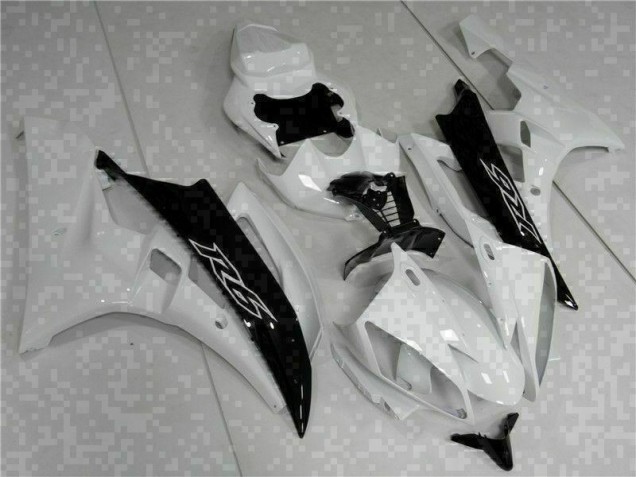 Cheap 2006-2007 White Black Yamaha YZF R6 Bike Fairings UK Cheap 2006-2007 White Black Yamaha YZF R6 Bike Fairings UK