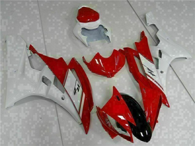Cheap 2006-2007 Red White Yamaha YZF R6 Motorcyle Fairings UK Cheap 2006-2007 Red White Yamaha YZF R6 Motorcyle Fairings UK