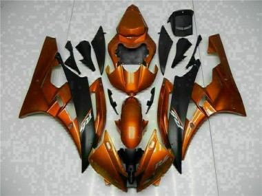 Cheap 2006-2007 Orange Yamaha YZF R6 Motorbike Fairing Kits UK