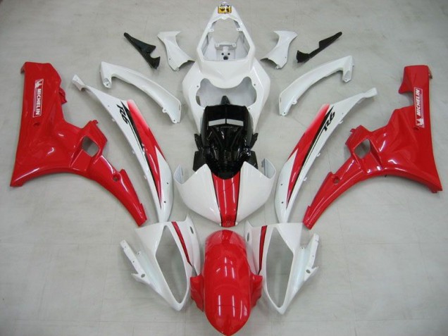 Cheap 2006-2007 White Red Michelin Yamaha YZF R6 Motorcylce Fairings UK Cheap 2006-2007 White Red Michelin Yamaha YZF R6 Motorcylce Fairings UK