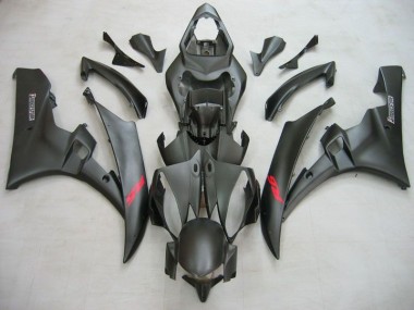 Cheap 2006-2007 Matte Black Yamaha YZF R6 Motorcycle Fairing Kits & Bodywork UK