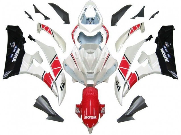 Cheap 2006-2007 White Red Black Yamaha YZF R6 Bike Fairings UK Cheap 2006-2007 White Red Black Yamaha YZF R6 Bike Fairings UK