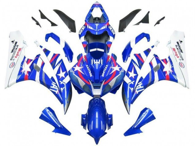 Cheap 2006-2007 Blue Star Fiat Yamaha YZF R6 Replacement Motorcycle Fairings UK Cheap 2006-2007 Blue Star Fiat Yamaha YZF R6 Replacement Motorcycle Fairings UK