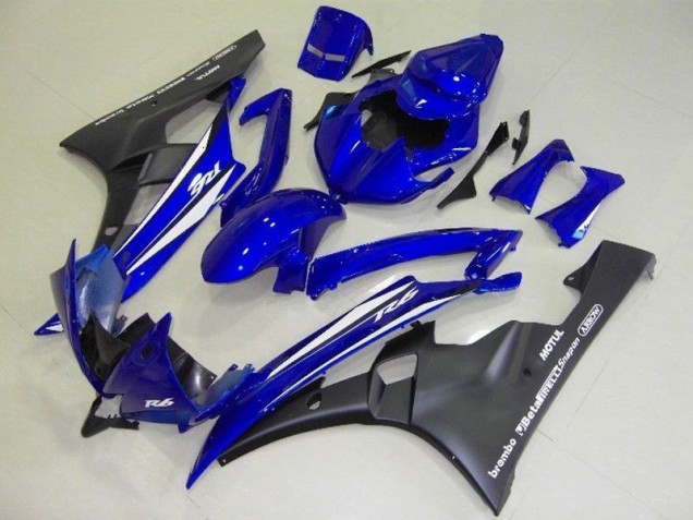 Cheap 2006-2007 Blue Black Yamaha YZF R6 Motorcyle Fairings UK Cheap 2006-2007 Blue Black Yamaha YZF R6 Motorcyle Fairings UK