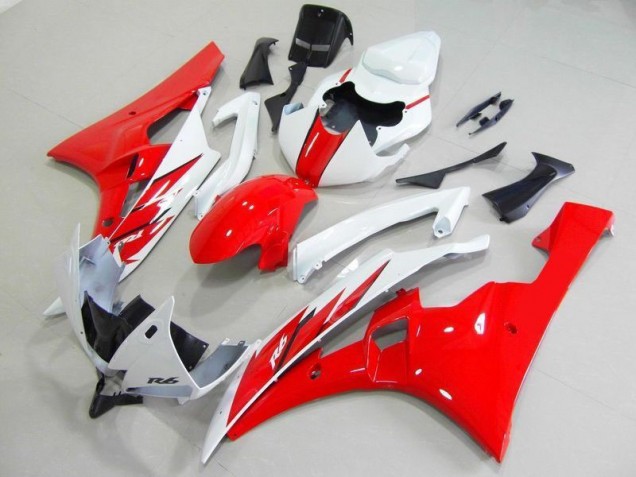 Cheap 2006-2007 Red White Yamaha YZF R6 Motorcycle Fairings Kit UK Cheap 2006-2007 Red White Yamaha YZF R6 Motorcycle Fairings Kit UK