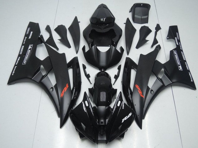 Cheap 2006-2007 Matte Black and Glossy Black Yamaha YZF R6 Motorbike Fairing Kits UK Cheap 2006-2007 Matte Black and Glossy Black Yamaha YZF R6 Motorbike Fairing Kits UK