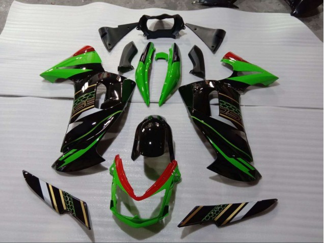 Cheap 2006-2008 Green Black Kawasaki EX650 Bike Fairings UK Cheap 2006-2008 Green Black Kawasaki EX650 Bike Fairings UK