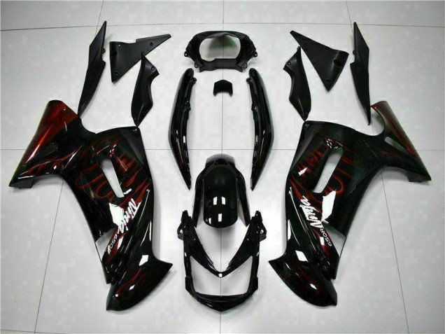 Cheap 2006-2008 Red Flame Kawasaki EX650 Motorcycle Fairing UK Cheap 2006-2008 Red Flame Kawasaki EX650 Motorcycle Fairing UK