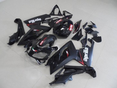 Cheap 2006-2011 Black and Red Stripe Aprilia RS125 Motorcycle Fairing Kits UK