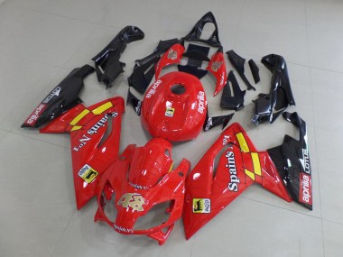 Cheap 2006-2011 Red and Black Aprilia RS125 Motorcycle Fairing Kit UK